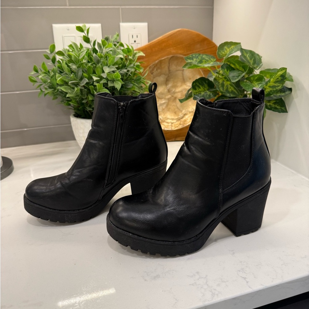 Black Ankle Booties - Picture 3 of 6